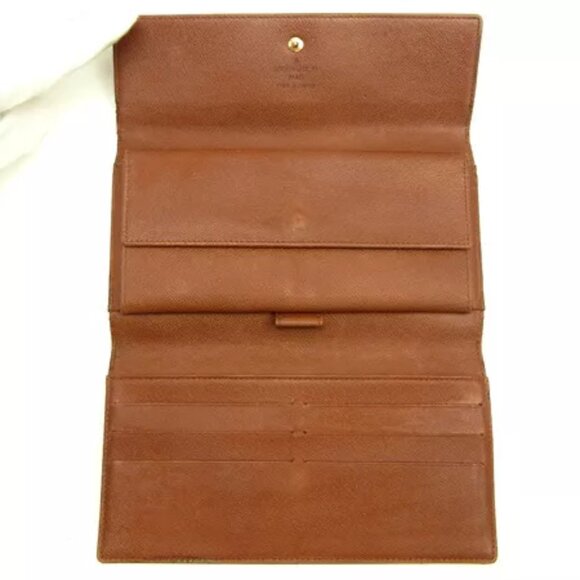 Louis Vuitton Purse Long Wallet Monogram Brown Woman Authentic Used - Picture 5 of 6